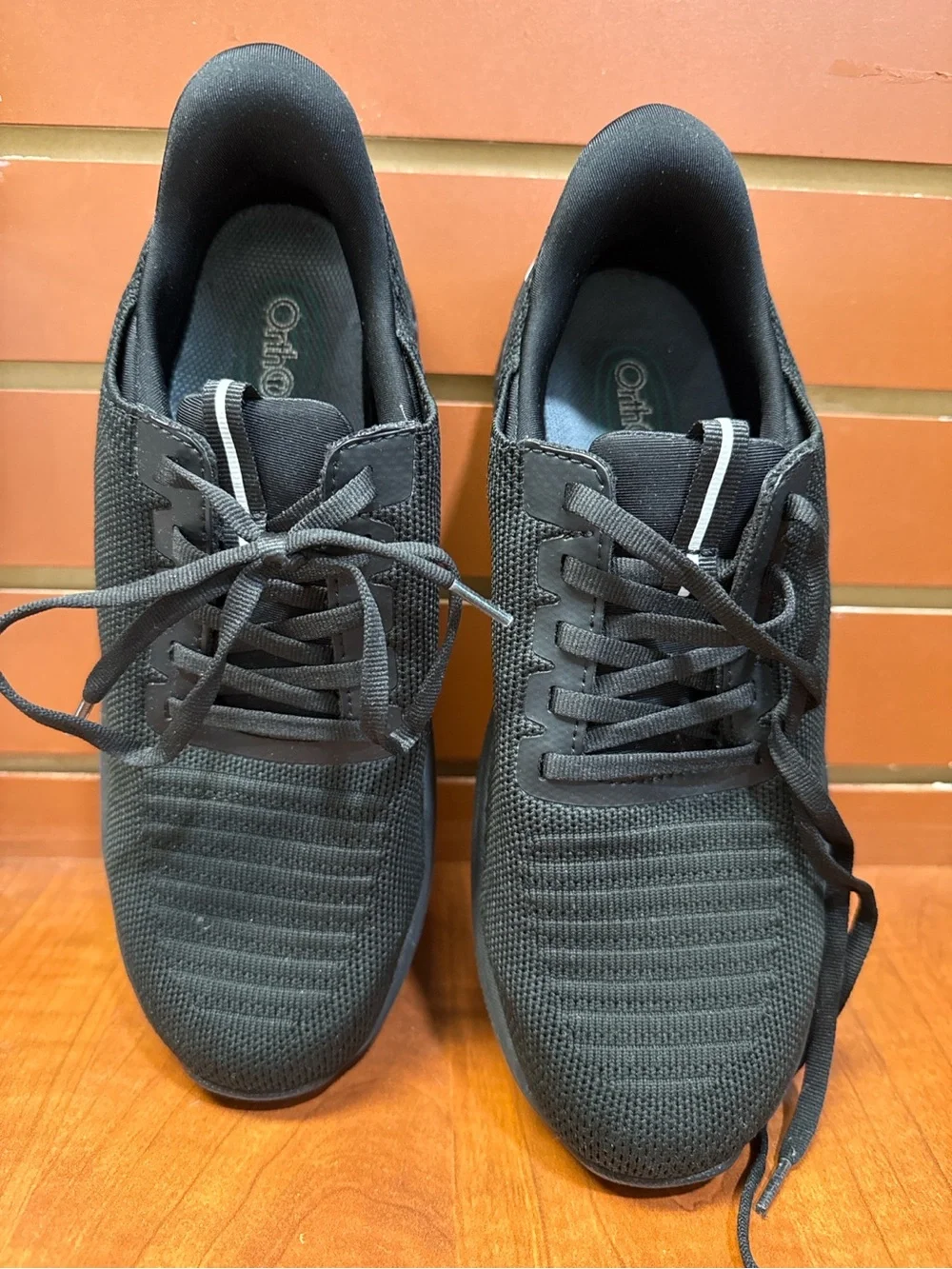OnToFeet Black Knit Walking Sneakers | Lightweight Comfort Shoes